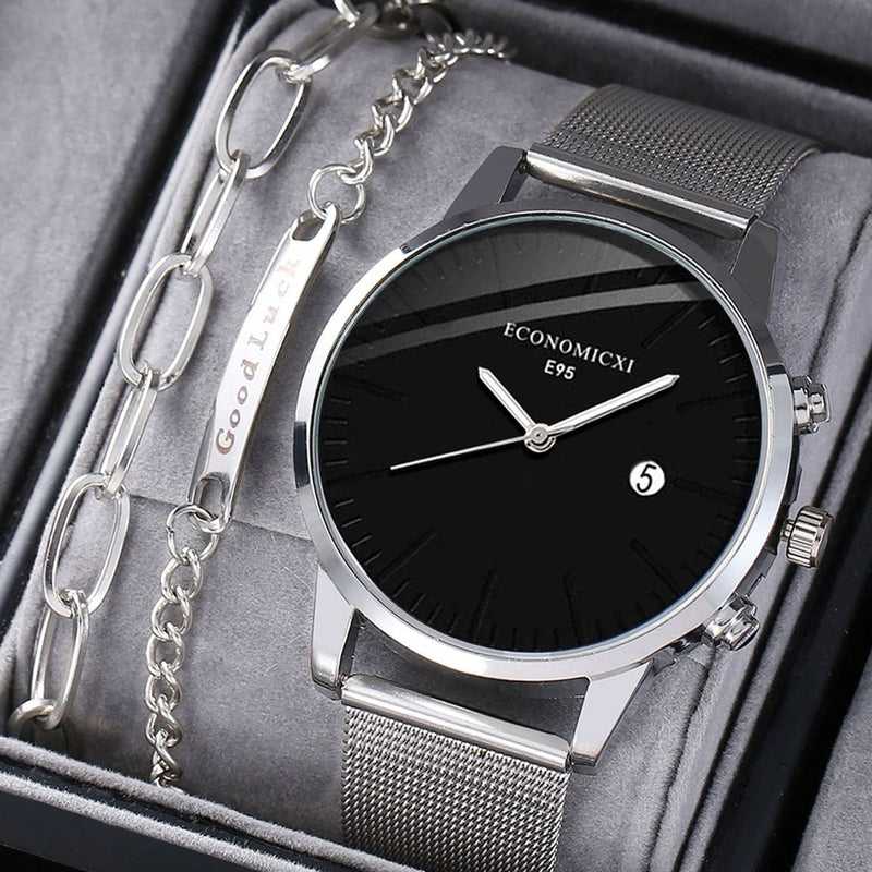 Mens Watch and Bracelet